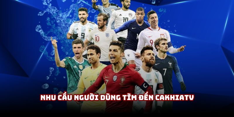 Nhu cầu người dùng tìm đến CakhiaTV Nhu cầu người dùng tìm đến CakhiaTV