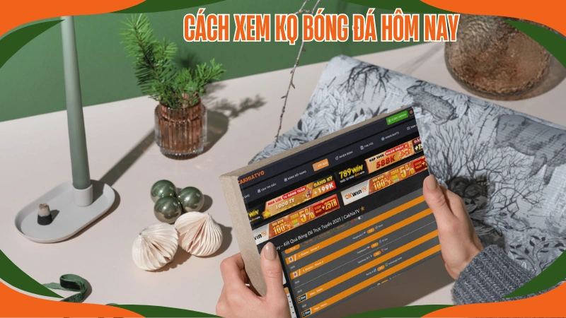 Cách xem KQBD tại CakhiaTV trực tiếp bóng đá hôm nay đơn giản